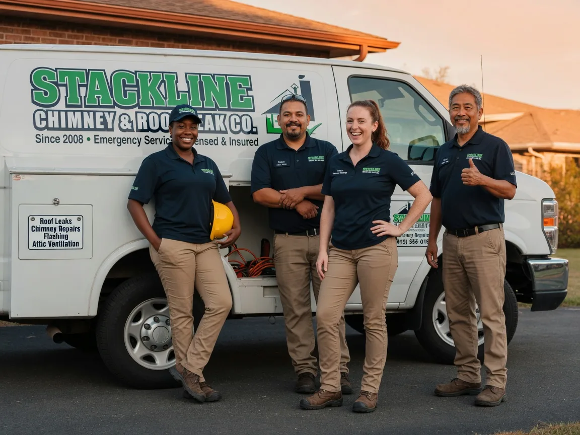 Chimney flashing repair company in Plantersville, TX